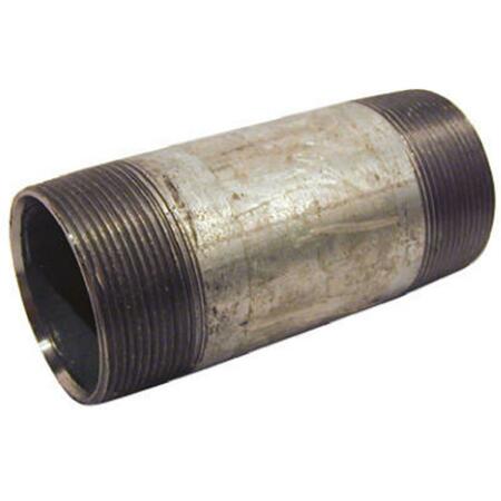 PANNEXT FITTINGS NG-0580 0.5 x 8 in. Galvanized Pipe Nipple 272812